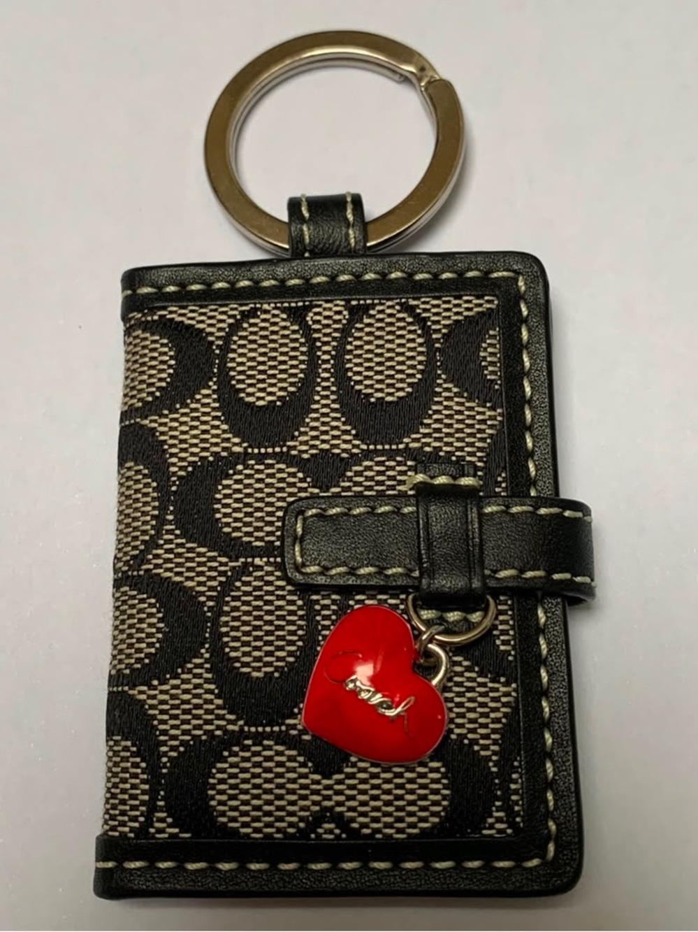 Vintage Y2K Coach rare photo keychain